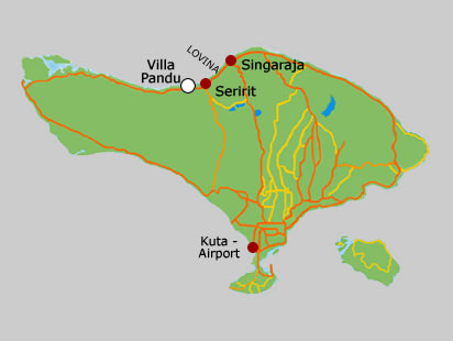 Location Map Bali